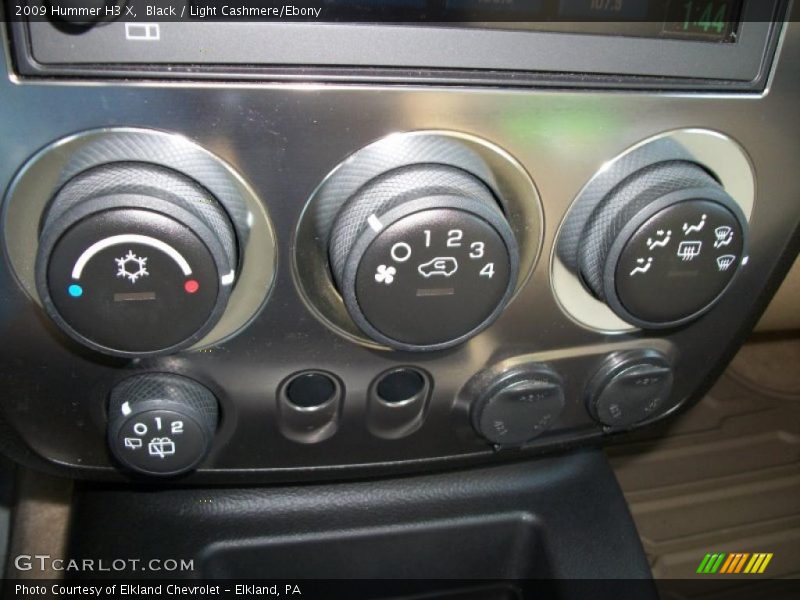 Black / Light Cashmere/Ebony 2009 Hummer H3 X