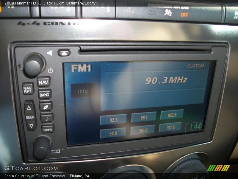 Black / Light Cashmere/Ebony 2009 Hummer H3 X