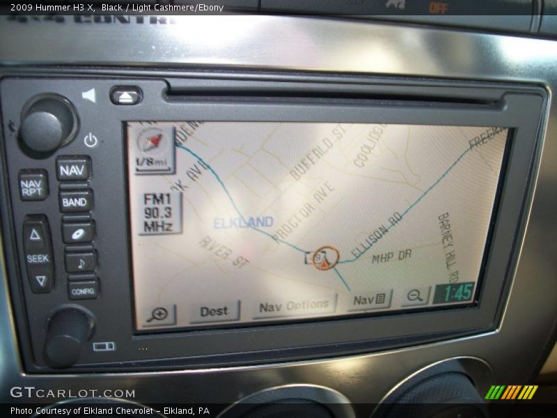Black / Light Cashmere/Ebony 2009 Hummer H3 X