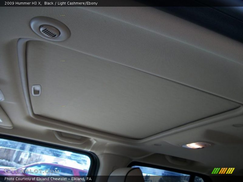Black / Light Cashmere/Ebony 2009 Hummer H3 X