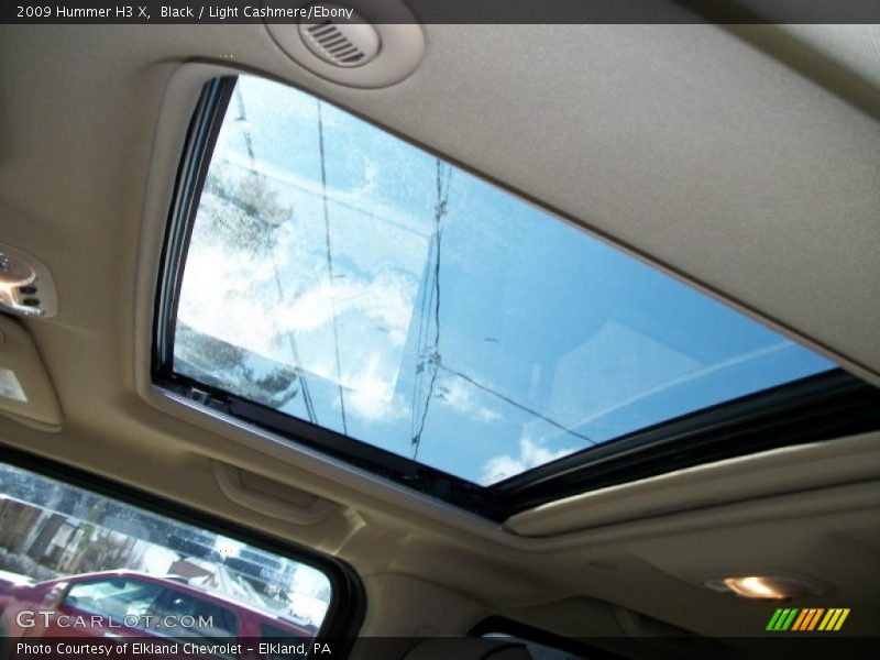 Black / Light Cashmere/Ebony 2009 Hummer H3 X