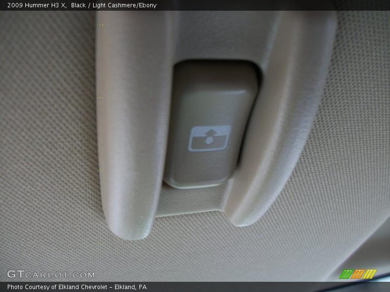 Black / Light Cashmere/Ebony 2009 Hummer H3 X