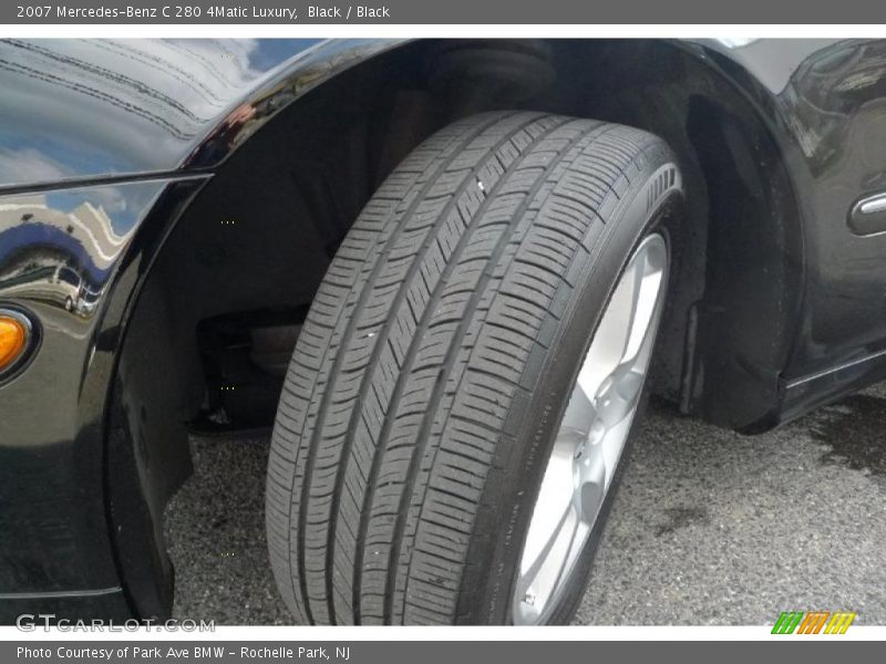 Black / Black 2007 Mercedes-Benz C 280 4Matic Luxury