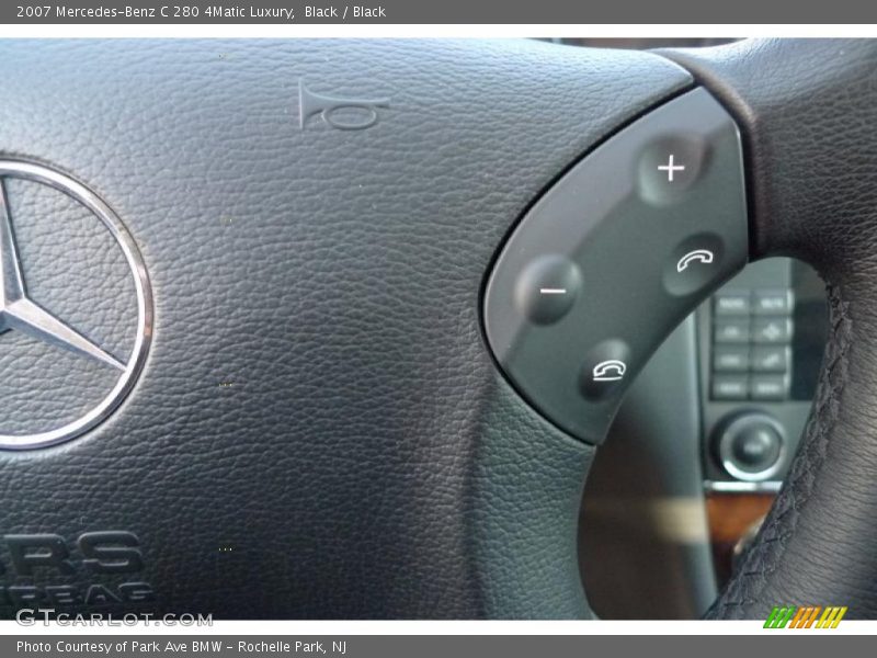 Black / Black 2007 Mercedes-Benz C 280 4Matic Luxury