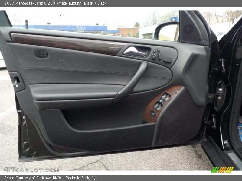 Black / Black 2007 Mercedes-Benz C 280 4Matic Luxury