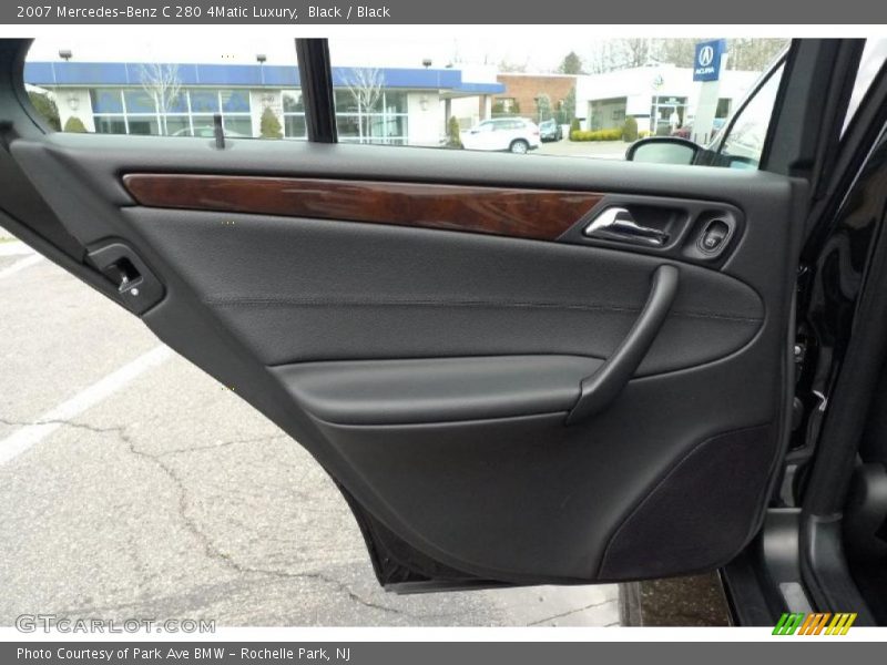 Black / Black 2007 Mercedes-Benz C 280 4Matic Luxury