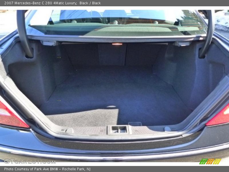 Black / Black 2007 Mercedes-Benz C 280 4Matic Luxury