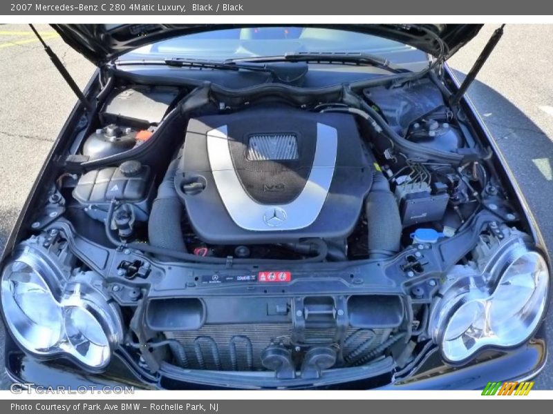 Black / Black 2007 Mercedes-Benz C 280 4Matic Luxury