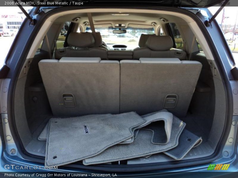 Steel Blue Metallic / Taupe 2008 Acura MDX