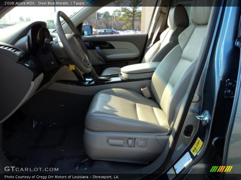 Steel Blue Metallic / Taupe 2008 Acura MDX