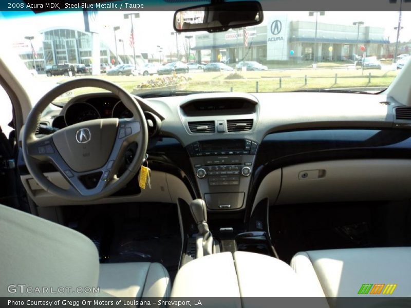Steel Blue Metallic / Taupe 2008 Acura MDX