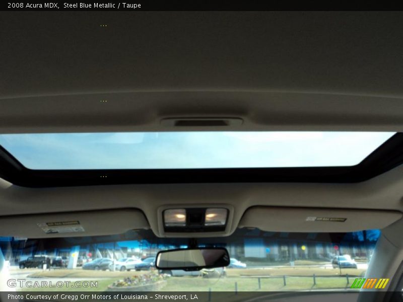 Steel Blue Metallic / Taupe 2008 Acura MDX