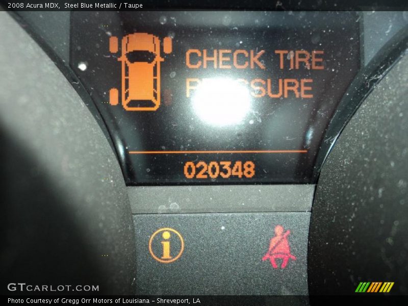 Steel Blue Metallic / Taupe 2008 Acura MDX