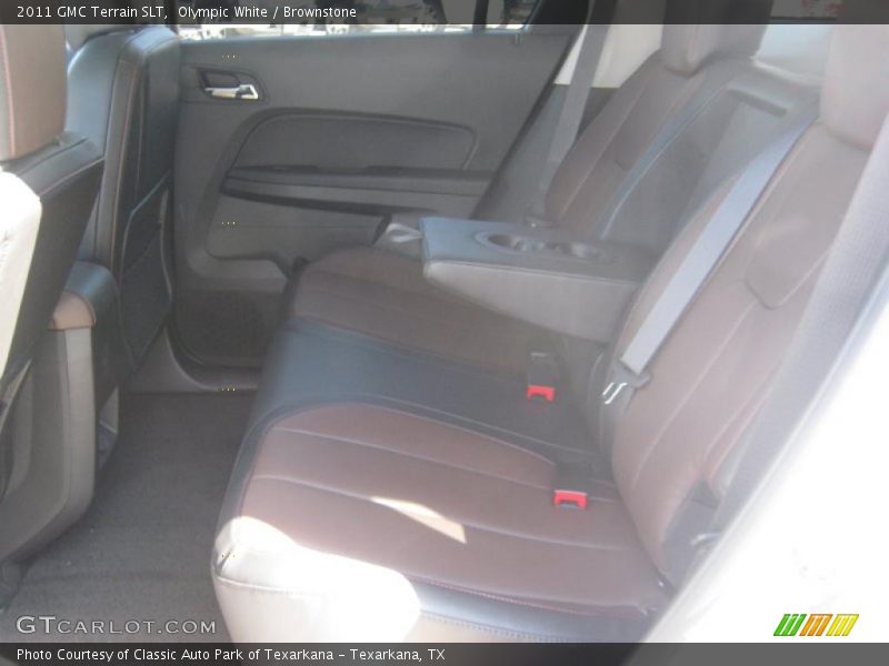 Olympic White / Brownstone 2011 GMC Terrain SLT