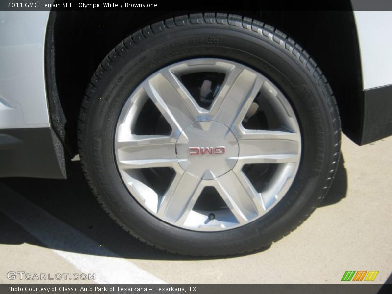 Olympic White / Brownstone 2011 GMC Terrain SLT