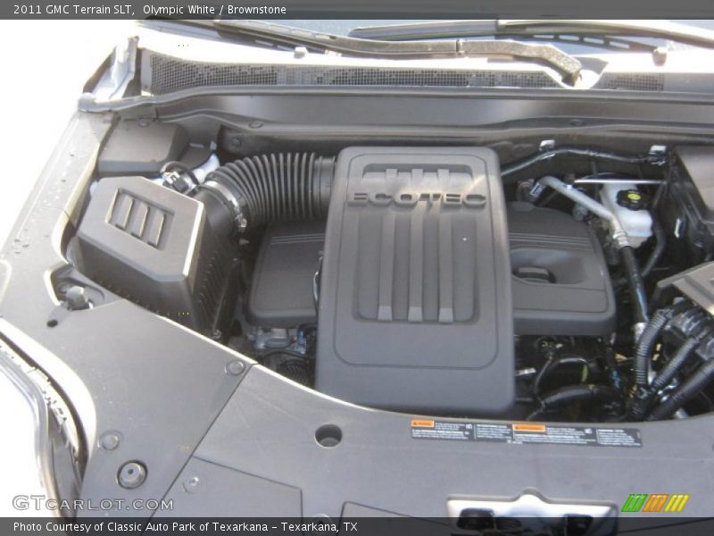 Olympic White / Brownstone 2011 GMC Terrain SLT