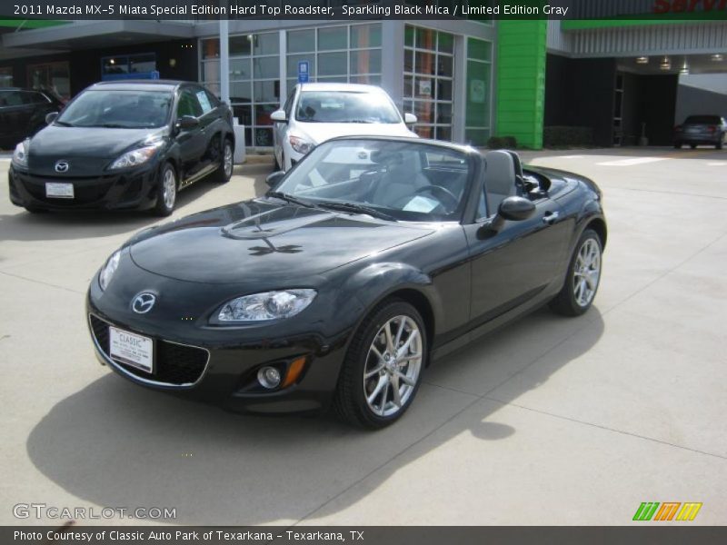 Sparkling Black Mica / Limited Edition Gray 2011 Mazda MX-5 Miata Special Edition Hard Top Roadster