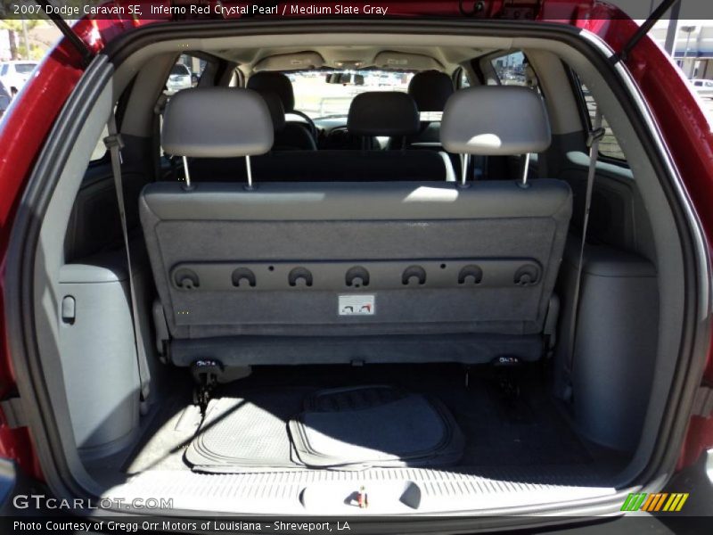 Inferno Red Crystal Pearl / Medium Slate Gray 2007 Dodge Caravan SE