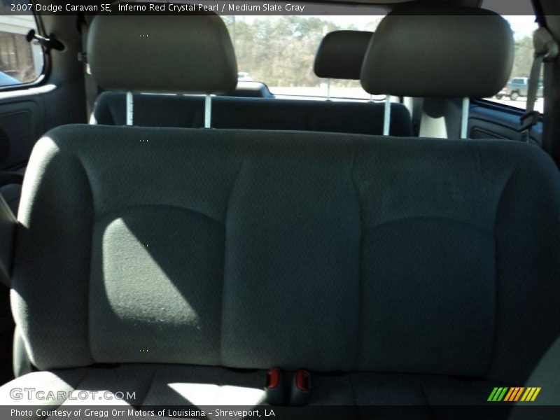 Inferno Red Crystal Pearl / Medium Slate Gray 2007 Dodge Caravan SE