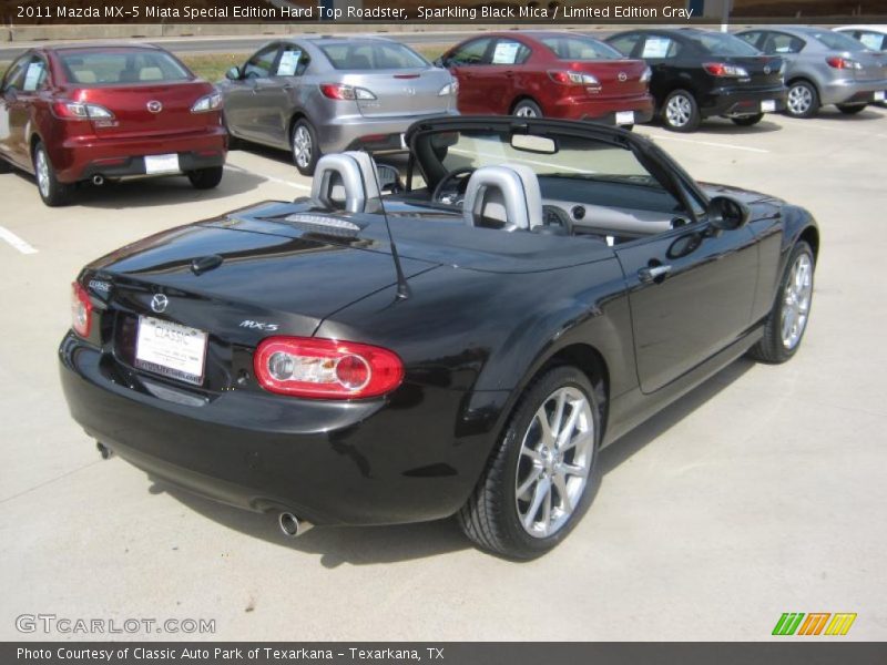 Sparkling Black Mica / Limited Edition Gray 2011 Mazda MX-5 Miata Special Edition Hard Top Roadster