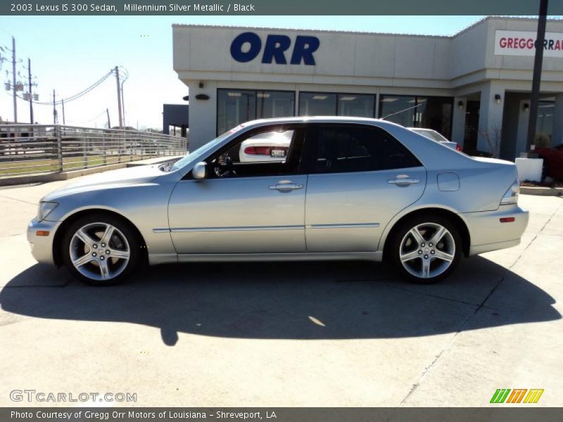 Millennium Silver Metallic / Black 2003 Lexus IS 300 Sedan