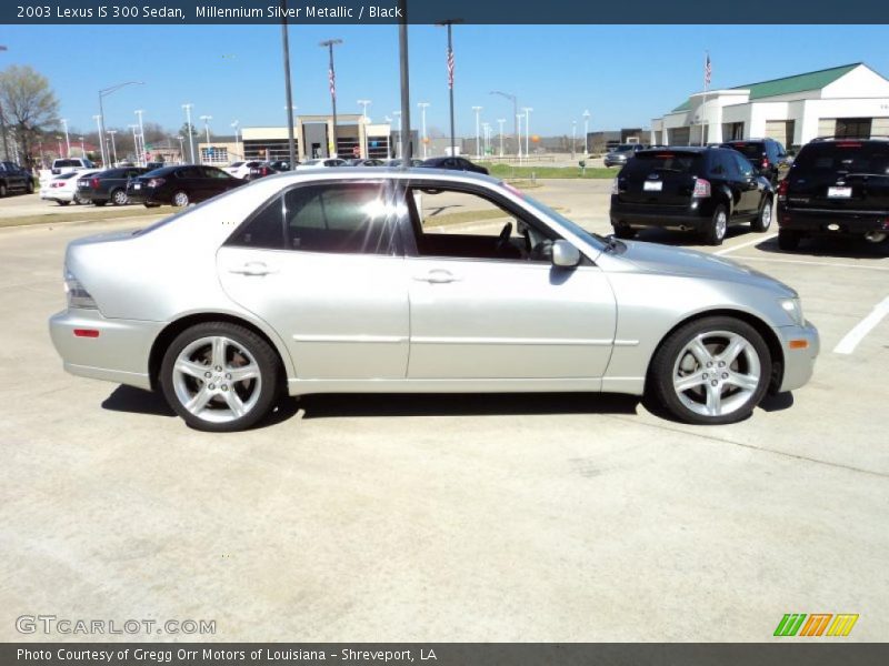 Millennium Silver Metallic / Black 2003 Lexus IS 300 Sedan