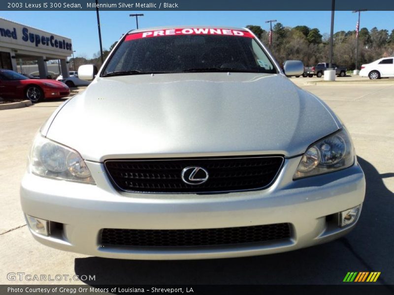 Millennium Silver Metallic / Black 2003 Lexus IS 300 Sedan