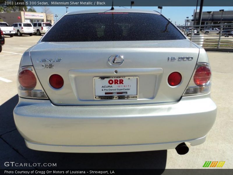Millennium Silver Metallic / Black 2003 Lexus IS 300 Sedan