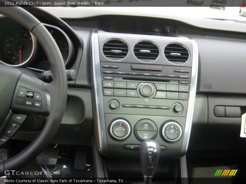 Liquid Silver Metallic / Black 2011 Mazda CX-7 i Sport