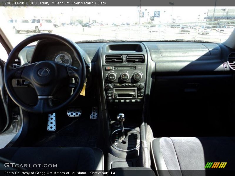 Millennium Silver Metallic / Black 2003 Lexus IS 300 Sedan