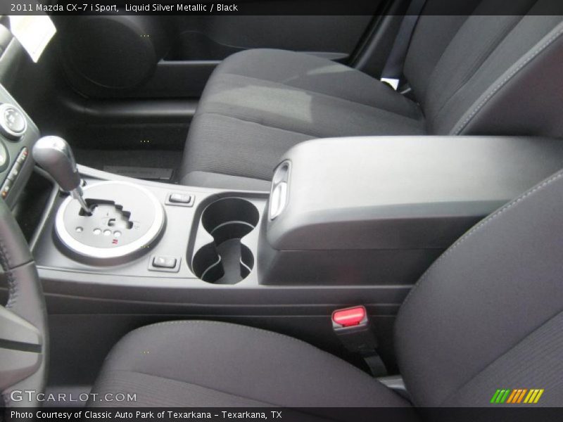 Liquid Silver Metallic / Black 2011 Mazda CX-7 i Sport