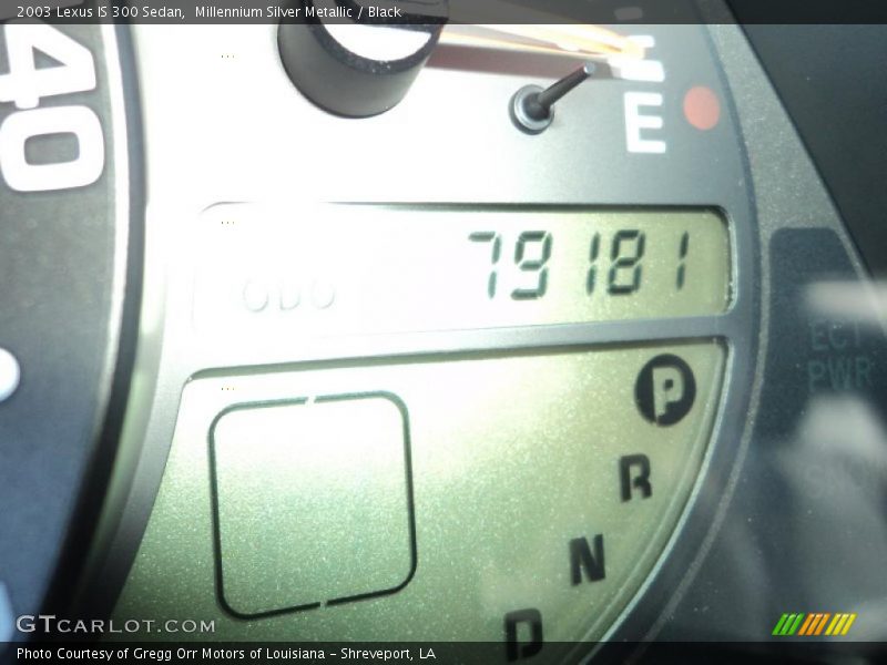 Millennium Silver Metallic / Black 2003 Lexus IS 300 Sedan