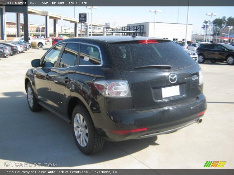 Brilliant Black / Black 2011 Mazda CX-7 i Sport