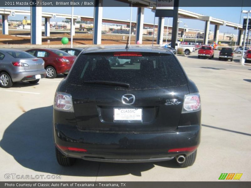 Brilliant Black / Black 2011 Mazda CX-7 i Sport