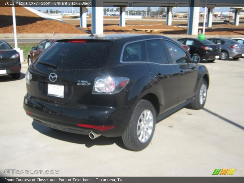 Brilliant Black / Black 2011 Mazda CX-7 i Sport