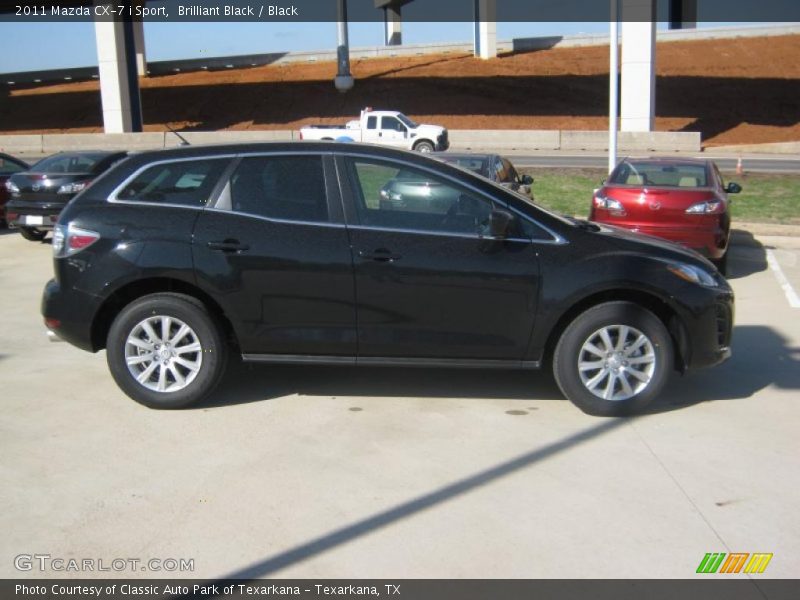 Brilliant Black / Black 2011 Mazda CX-7 i Sport