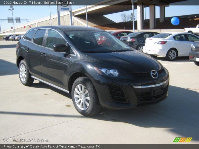 Brilliant Black / Black 2011 Mazda CX-7 i Sport