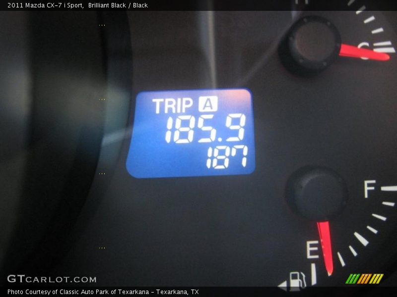 Brilliant Black / Black 2011 Mazda CX-7 i Sport