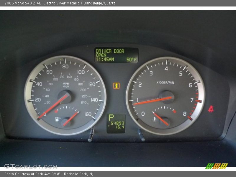 Electric Silver Metallic / Dark Beige/Quartz 2006 Volvo S40 2.4i