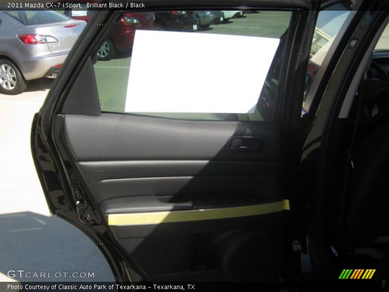 Brilliant Black / Black 2011 Mazda CX-7 i Sport