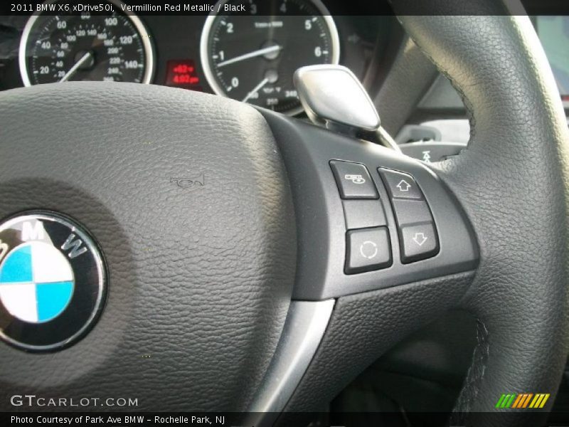 Vermillion Red Metallic / Black 2011 BMW X6 xDrive50i