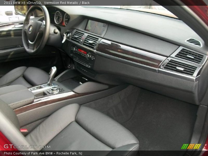 Vermillion Red Metallic / Black 2011 BMW X6 xDrive50i
