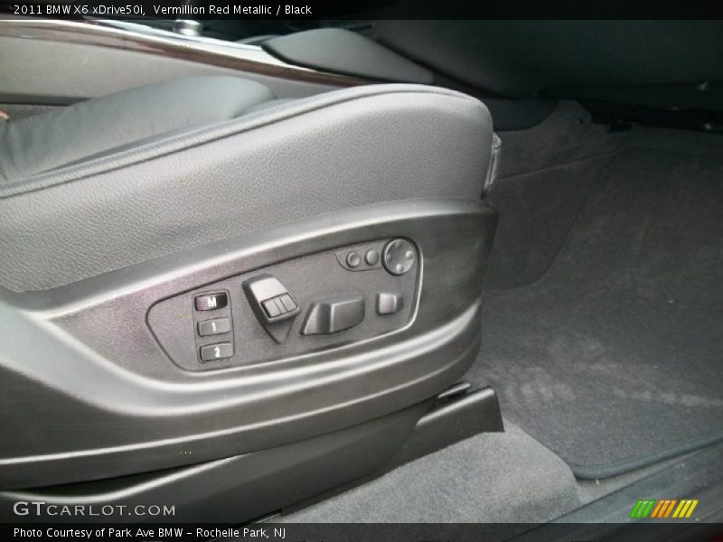 Vermillion Red Metallic / Black 2011 BMW X6 xDrive50i