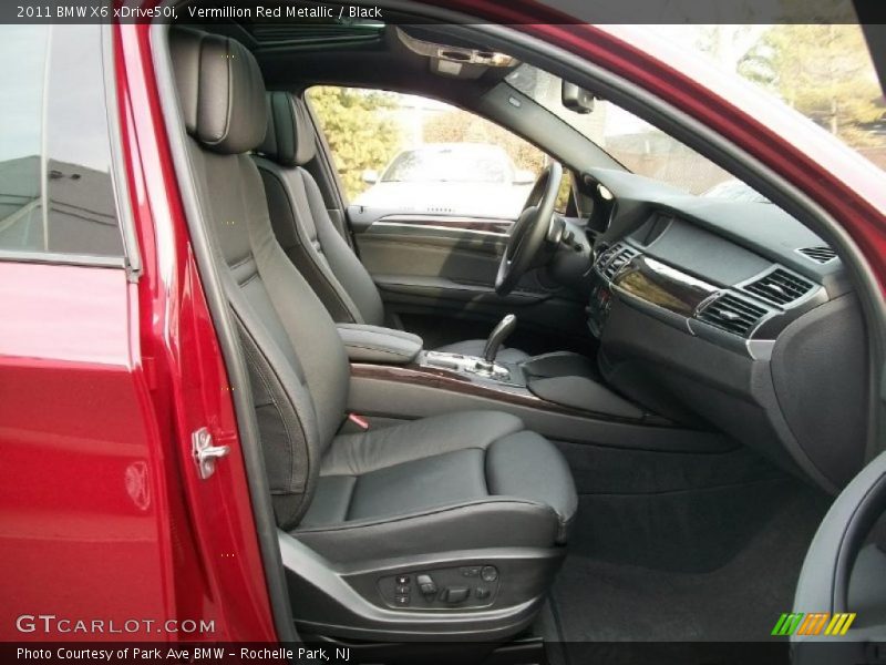 Vermillion Red Metallic / Black 2011 BMW X6 xDrive50i