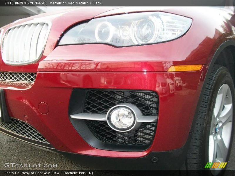Vermillion Red Metallic / Black 2011 BMW X6 xDrive50i