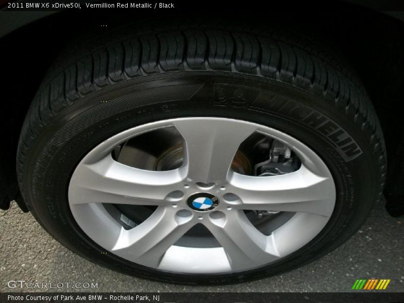 Vermillion Red Metallic / Black 2011 BMW X6 xDrive50i