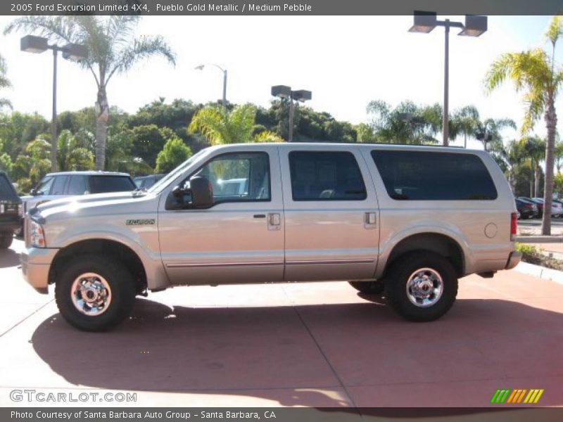 Pueblo Gold Metallic / Medium Pebble 2005 Ford Excursion Limited 4X4