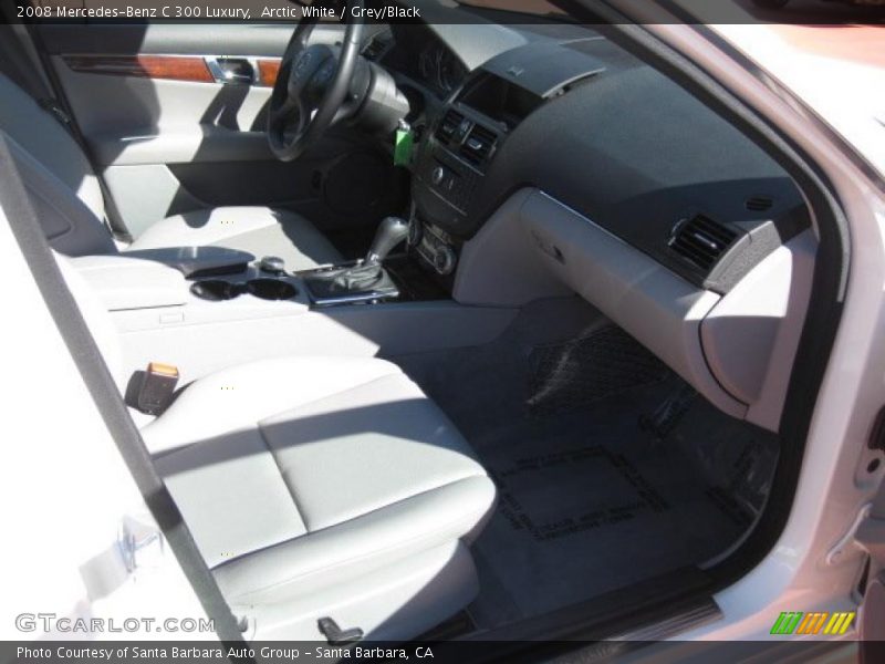 Arctic White / Grey/Black 2008 Mercedes-Benz C 300 Luxury