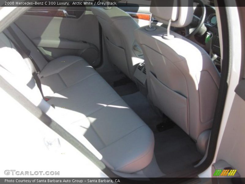 Arctic White / Grey/Black 2008 Mercedes-Benz C 300 Luxury