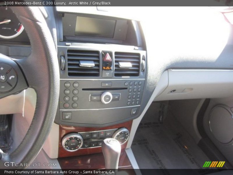 Arctic White / Grey/Black 2008 Mercedes-Benz C 300 Luxury